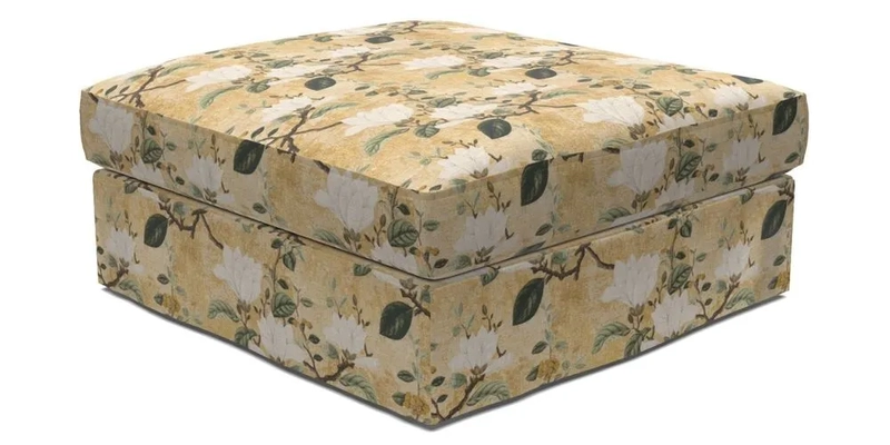 Slingsby Snuggler Fitted Cover Sofa in Two Tone Plain Biscuit. 