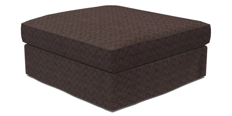 Slingsby Snuggler Fitted Cover Sofa in Two Tone Plain Biscuit. 