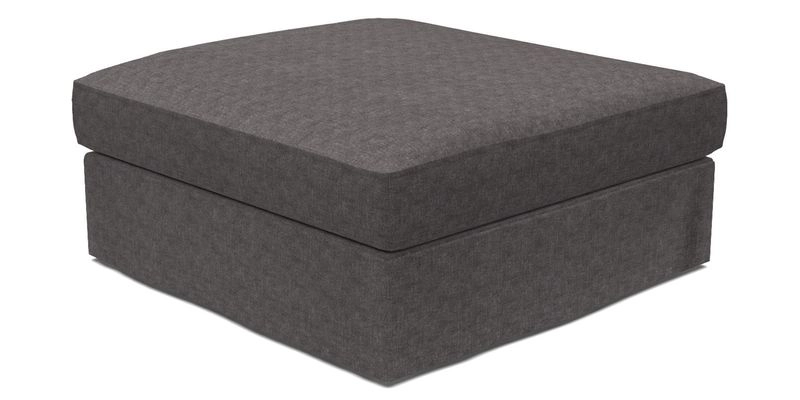 Slingsby Snuggler Fitted Cover Sofa in Two Tone Plain Biscuit. 