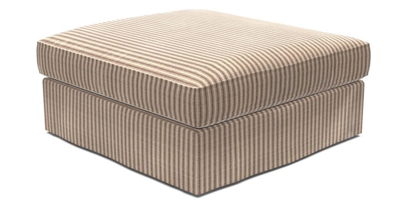 Slingsby Snuggler Fitted Cover Sofa in Two Tone Plain Biscuit. 