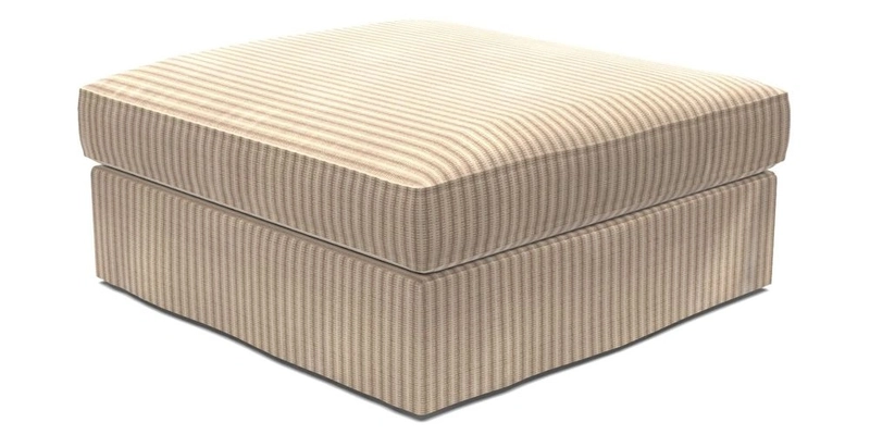 Slingsby Snuggler Fitted Cover Sofa in Two Tone Plain Biscuit. 
