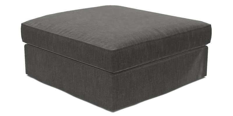 Slingsby Snuggler Fitted Cover Sofa in Two Tone Plain Biscuit. 