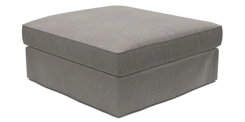 Slingsby Snuggler Fitted Cover Sofa in Two Tone Plain Biscuit. 