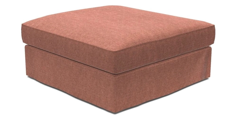 Slingsby Snuggler Fitted Cover Sofa in Two Tone Plain Biscuit. 