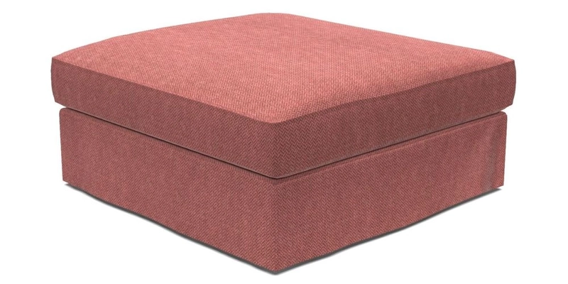 Slingsby Snuggler Fitted Cover Sofa in Two Tone Plain Biscuit. 