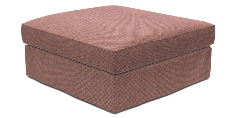 Slingsby Snuggler Fitted Cover Sofa in Two Tone Plain Biscuit. 