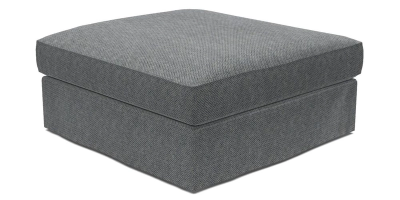 Slingsby Snuggler Fitted Cover Sofa in Two Tone Plain Biscuit. 
