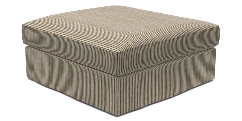 Slingsby Snuggler Fitted Cover Sofa in Two Tone Plain Biscuit. 