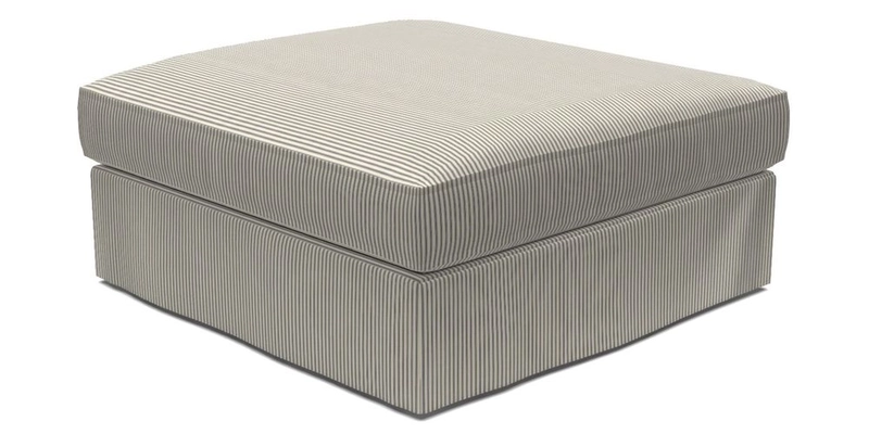 Slingsby Snuggler Fitted Cover Sofa in Two Tone Plain Biscuit. 