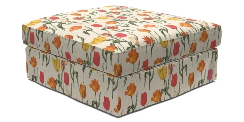 Slingsby Snuggler Fitted Cover Sofa in Two Tone Plain Biscuit. 