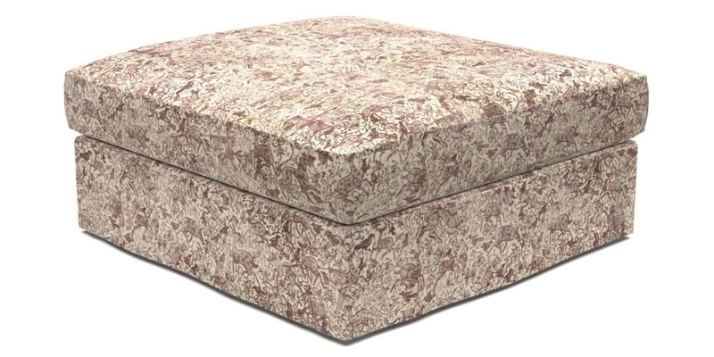 Slingsby Snuggler Fitted Cover Sofa in Two Tone Plain Biscuit. 