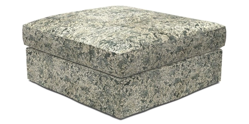 Slingsby Snuggler Fitted Cover Sofa in Two Tone Plain Biscuit. 