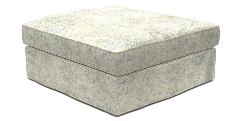 Slingsby Snuggler Fitted Cover Sofa in Two Tone Plain Biscuit. 