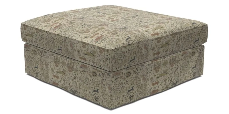 Slingsby Snuggler Fitted Cover Sofa in Two Tone Plain Biscuit. 