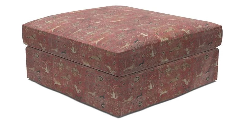 Slingsby Snuggler Fitted Cover Sofa in Two Tone Plain Biscuit. 