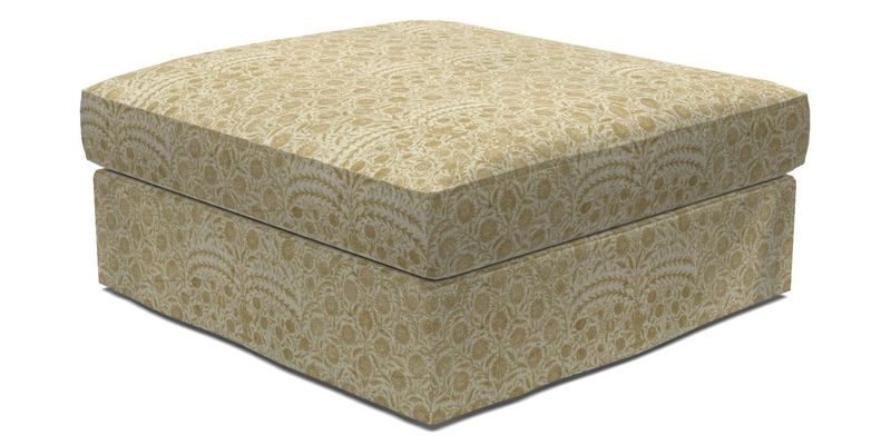 Slingsby Snuggler Fitted Cover Sofa in Two Tone Plain Biscuit. 