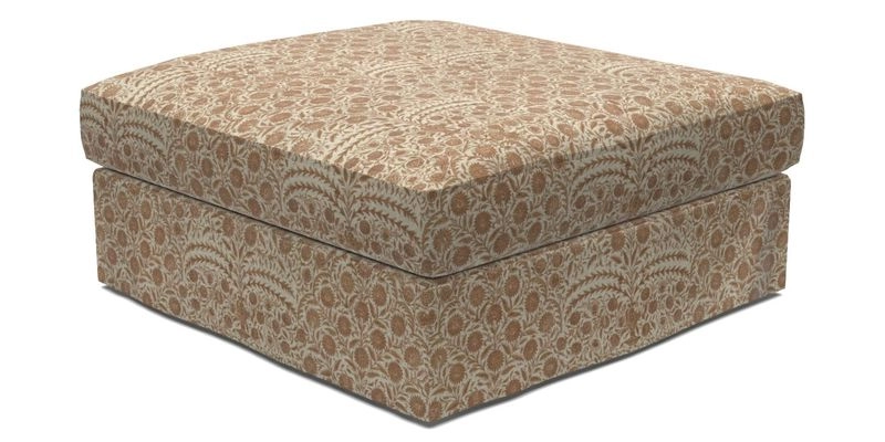 Slingsby Snuggler Fitted Cover Sofa in Two Tone Plain Biscuit. 