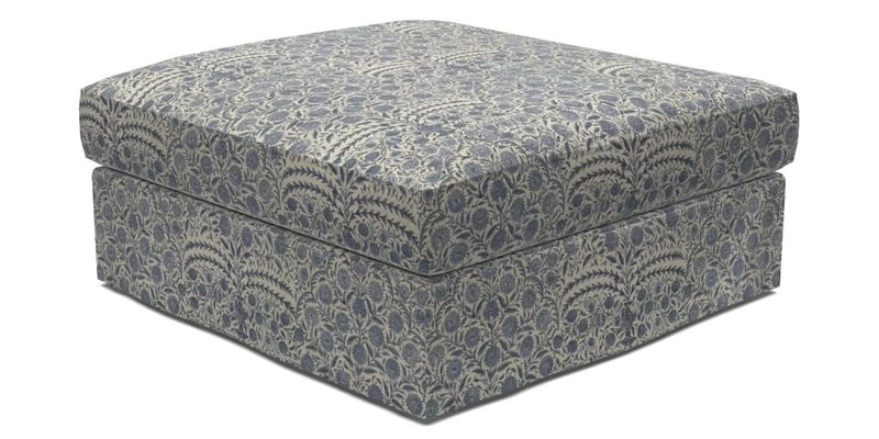 Slingsby Snuggler Fitted Cover Sofa in Two Tone Plain Biscuit. 