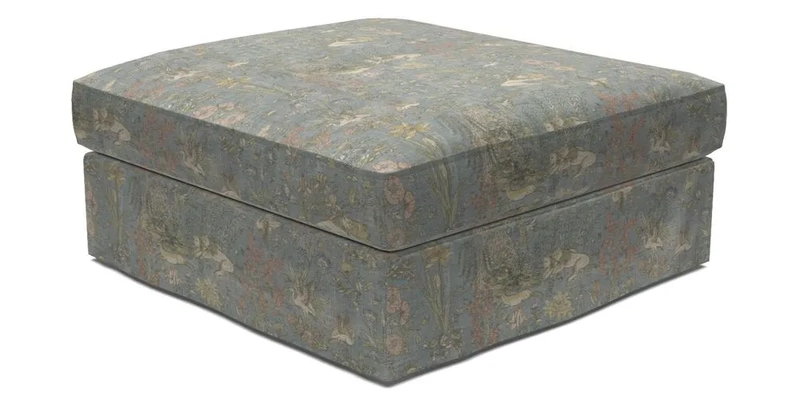 Slingsby Snuggler Fitted Cover Sofa in Two Tone Plain Biscuit. 