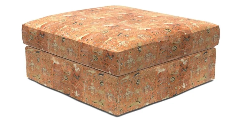 Slingsby Snuggler Fitted Cover Sofa in Two Tone Plain Biscuit. 