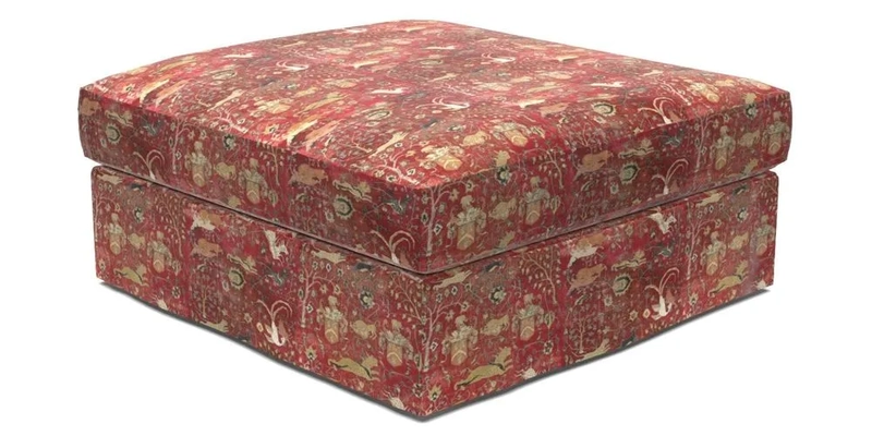 Slingsby Snuggler Fitted Cover Sofa in Two Tone Plain Biscuit. 