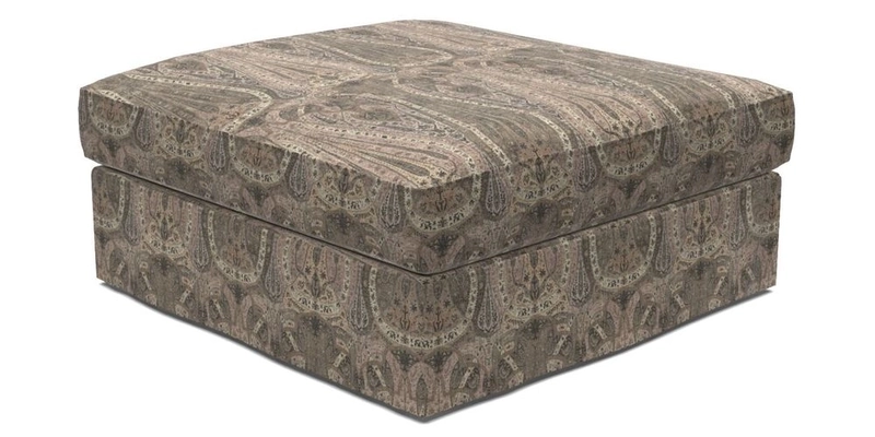 Slingsby Snuggler Fitted Cover Sofa in Two Tone Plain Biscuit. 