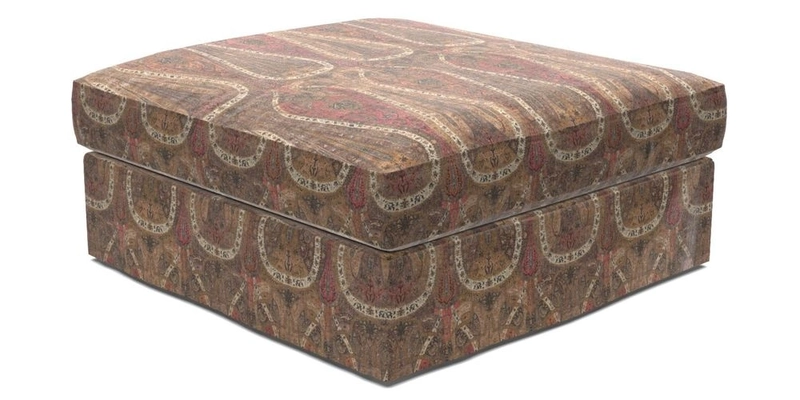 Slingsby Snuggler Fitted Cover Sofa in Two Tone Plain Biscuit. 