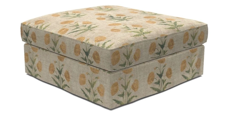 Slingsby Snuggler Fitted Cover Sofa in Two Tone Plain Biscuit. 