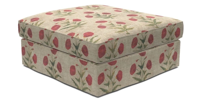 Slingsby Snuggler Fitted Cover Sofa in Two Tone Plain Biscuit. 