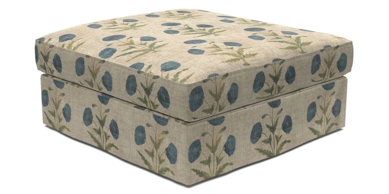 Slingsby Snuggler Fitted Cover Sofa in Two Tone Plain Biscuit. 