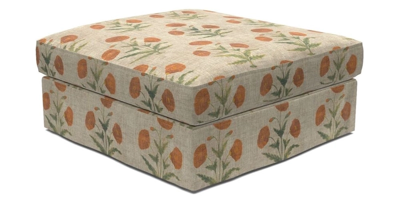 Slingsby Snuggler Fitted Cover Sofa in Two Tone Plain Biscuit. 