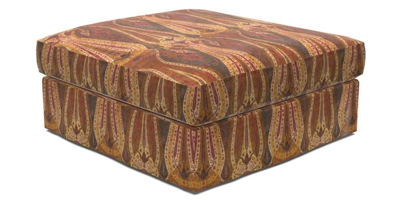 Slingsby Snuggler Fitted Cover Sofa in Two Tone Plain Biscuit. 