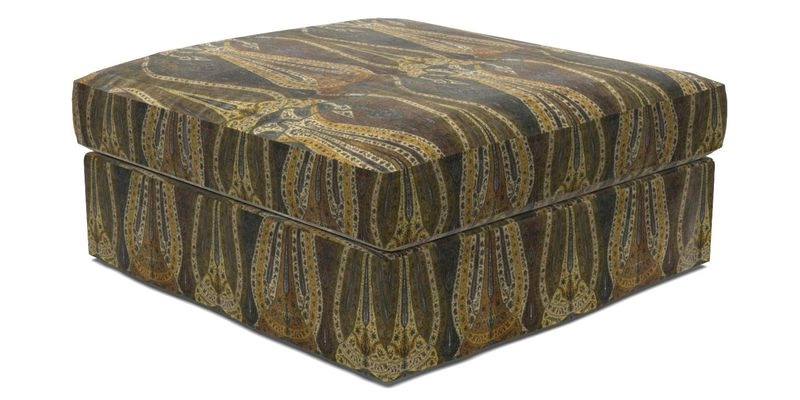 Slingsby Snuggler Fitted Cover Sofa in Two Tone Plain Biscuit. 