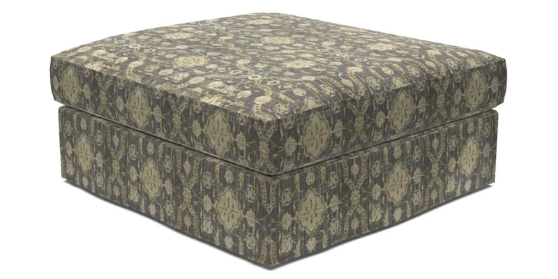 Slingsby Snuggler Fitted Cover Sofa in Two Tone Plain Biscuit. 