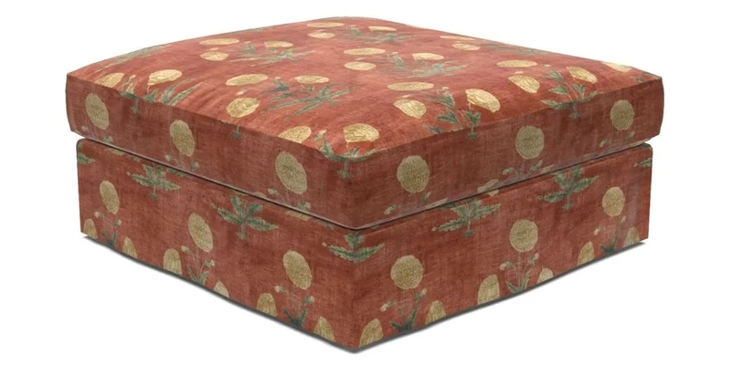 Slingsby Snuggler Fitted Cover Sofa in Two Tone Plain Biscuit. 