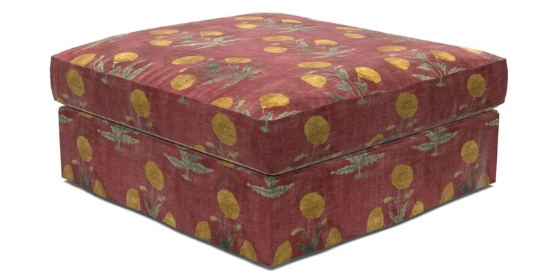 Slingsby Snuggler Fitted Cover Sofa in Two Tone Plain Biscuit. 