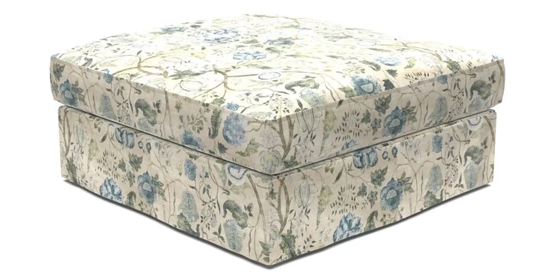 Slingsby Snuggler Fitted Cover Sofa in Two Tone Plain Biscuit. 