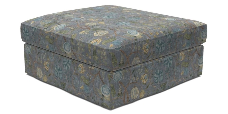 Slingsby Snuggler Fitted Cover Sofa in Two Tone Plain Biscuit. 