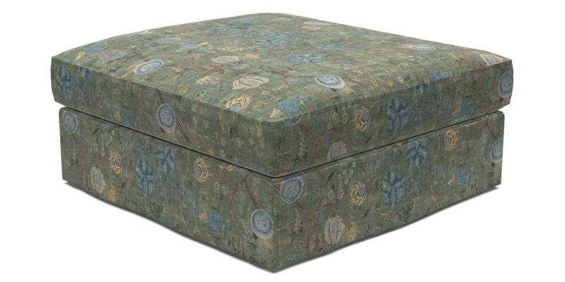 Slingsby Snuggler Fitted Cover Sofa in Two Tone Plain Biscuit. 