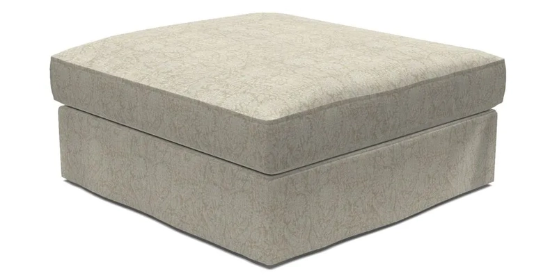 Slingsby Snuggler Fitted Cover Sofa in Two Tone Plain Biscuit. 