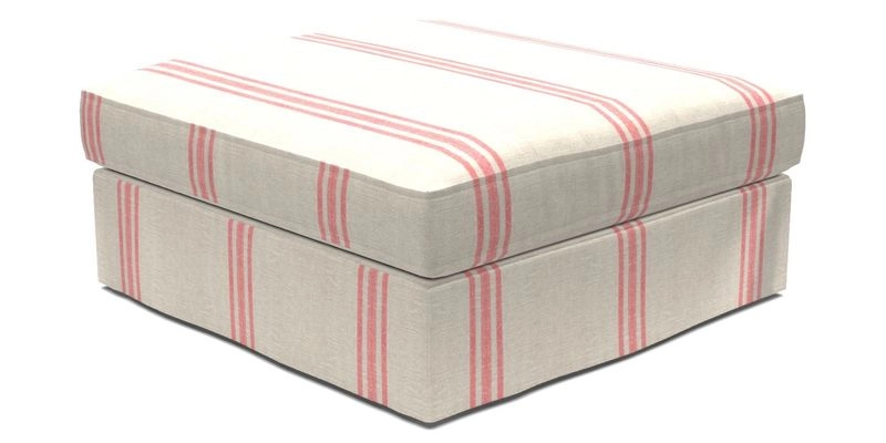 Slingsby Snuggler Fitted Cover Sofa in Two Tone Plain Biscuit. 