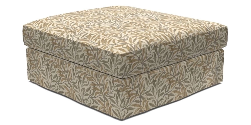 Slingsby Snuggler Fitted Cover Sofa in Two Tone Plain Biscuit. 