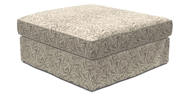 Slingsby Snuggler Fitted Cover Sofa in Two Tone Plain Biscuit. 