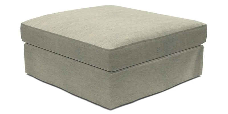 Slingsby Snuggler Fitted Cover Sofa in Two Tone Plain Biscuit. 