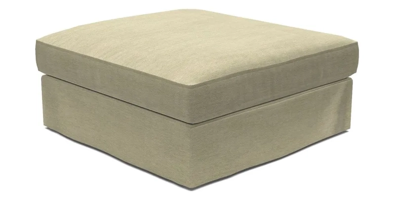 Slingsby Snuggler Fitted Cover Sofa in Two Tone Plain Biscuit. 