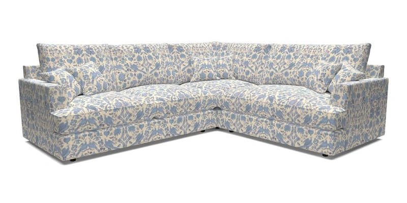 Slingsby Medium Fitted Cover Corner Unit LHF in Two Tone Plain Biscuit.  Loose cover version available