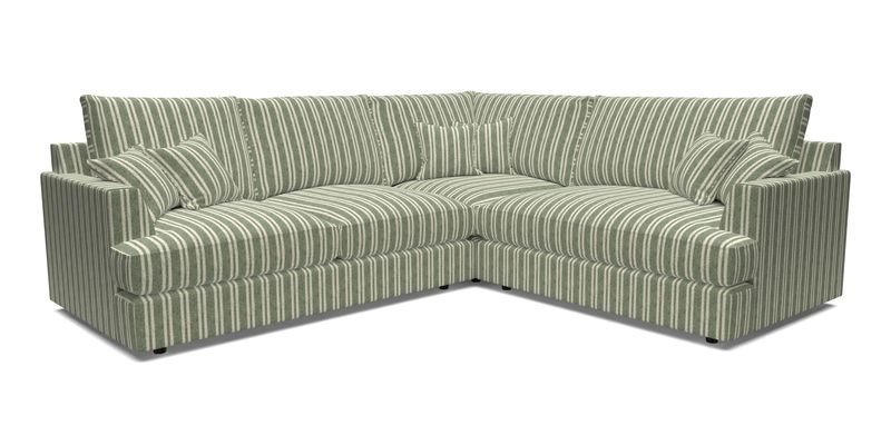 Slingsby Medium Fitted Cover Corner Unit LHF in Two Tone Plain Biscuit.  Loose cover version available