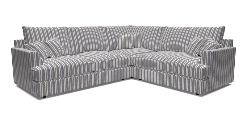 Slingsby Medium Fitted Cover Corner Unit LHF in Two Tone Plain Biscuit.  Loose cover version available