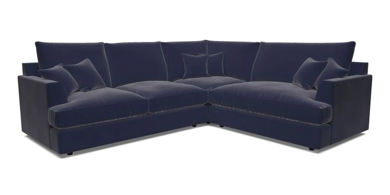 Slingsby Medium Fitted Cover Corner Unit LHF in Two Tone Plain Biscuit.  Loose cover version available