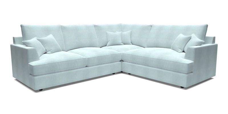 Slingsby Medium Fitted Cover Corner Unit LHF in Two Tone Plain Biscuit.  Loose cover version available